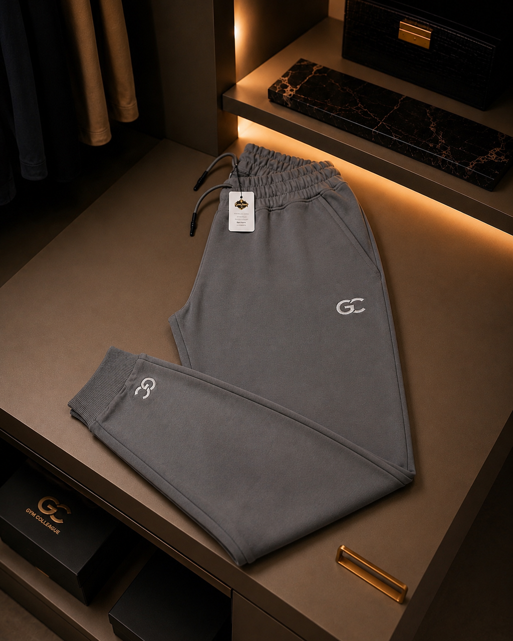 GC SIGNATURE JOGGERS&SWEATPANTS Slim Fit-Cotton