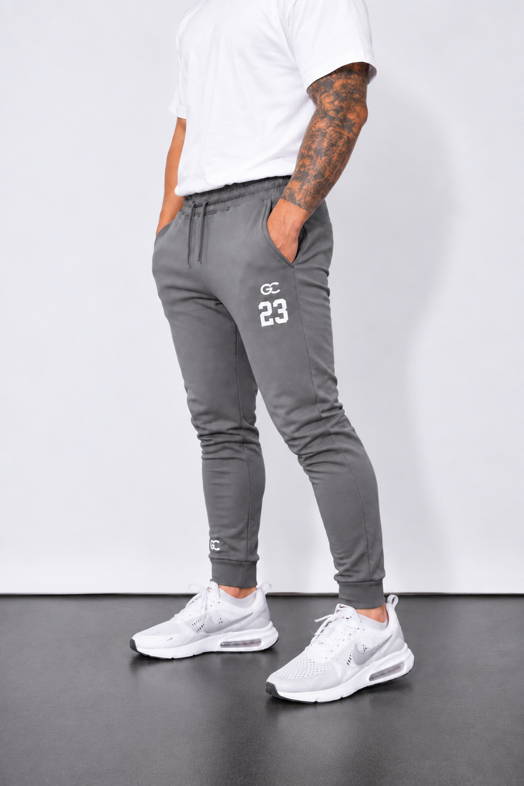 GC CNG 23 & 33 Regular Fit Joggers IN GREY