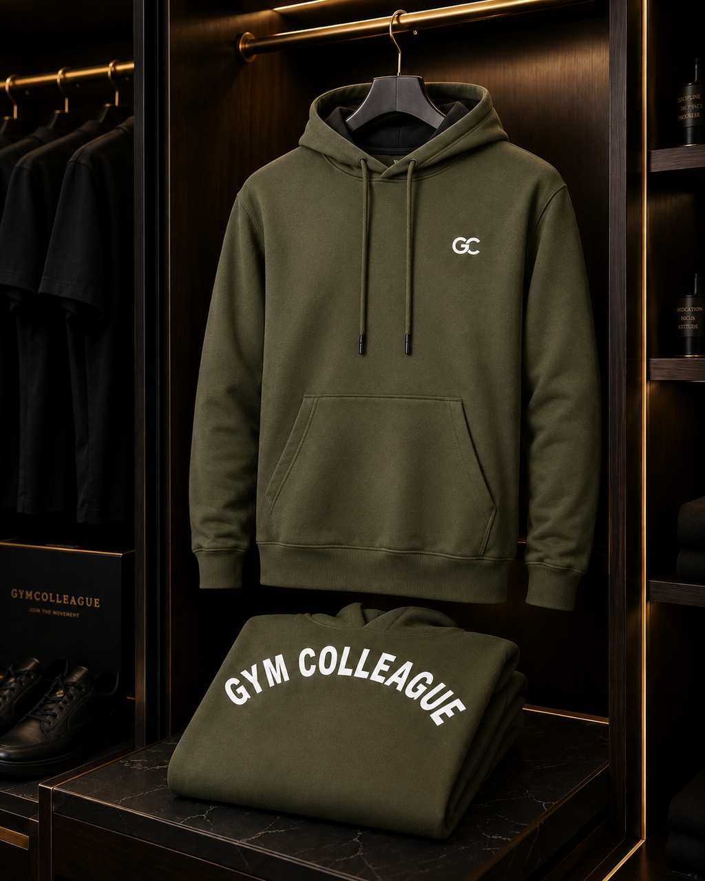 GC OVERSIZED HOODIES-BLACK
