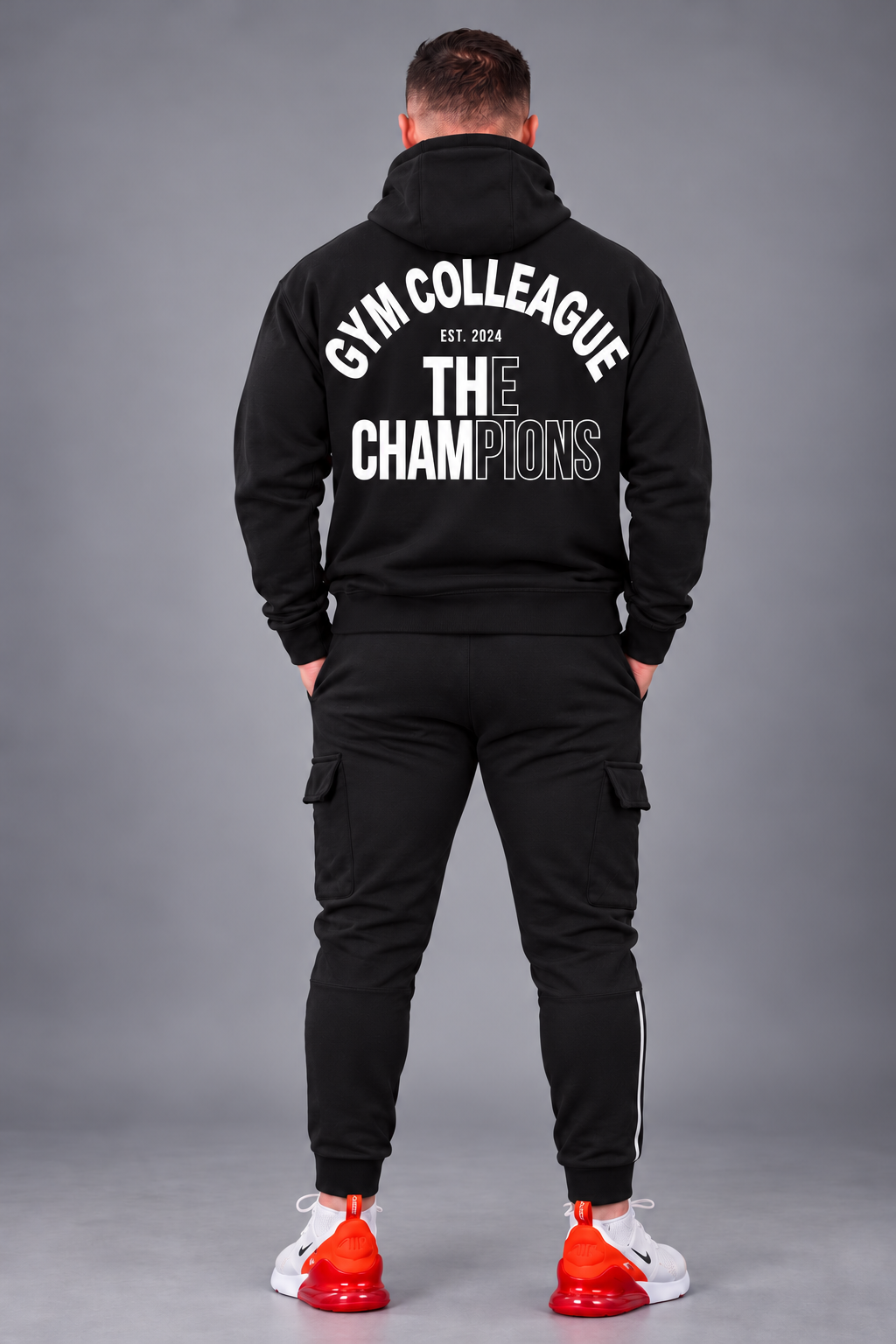 GC The Champions Tracksuit - Heavyweight Oversized Hoodie & Cargo Sweatpants