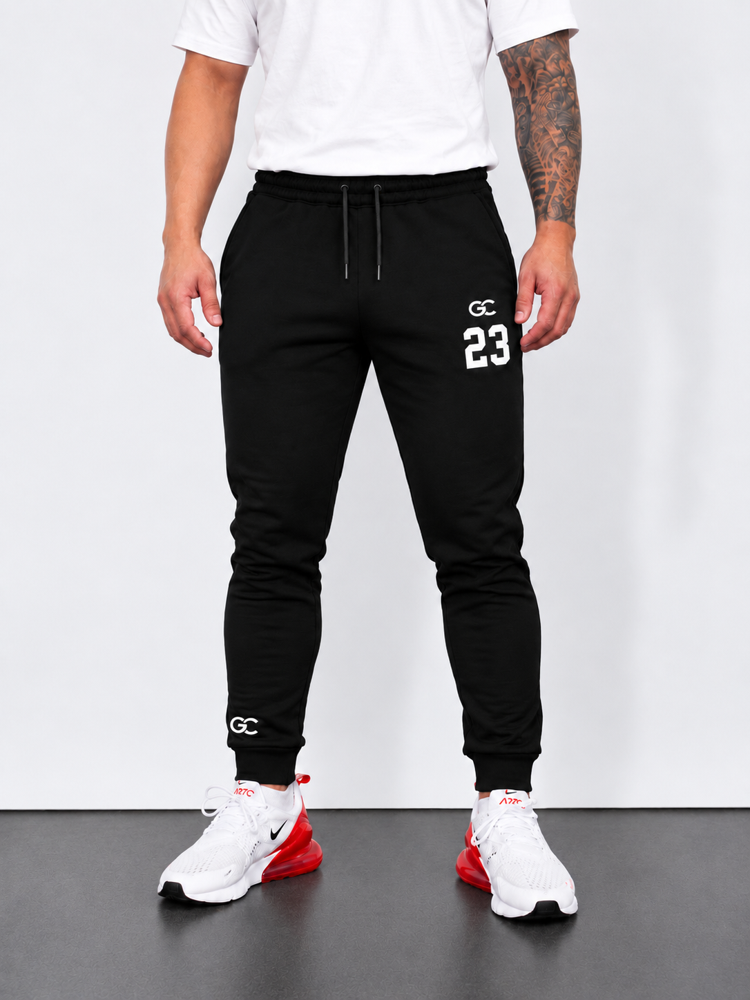 GC CNB 23 & 33 Regular Fit Joggers in black