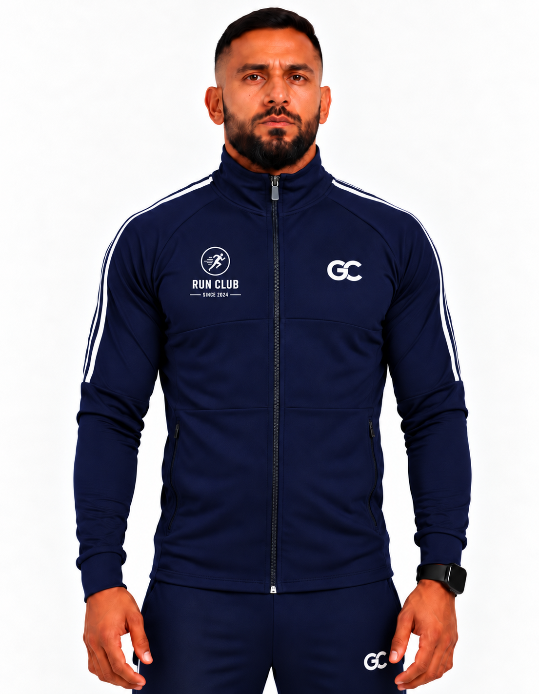 GC Pro Full Zip Running Club - Slim Fit