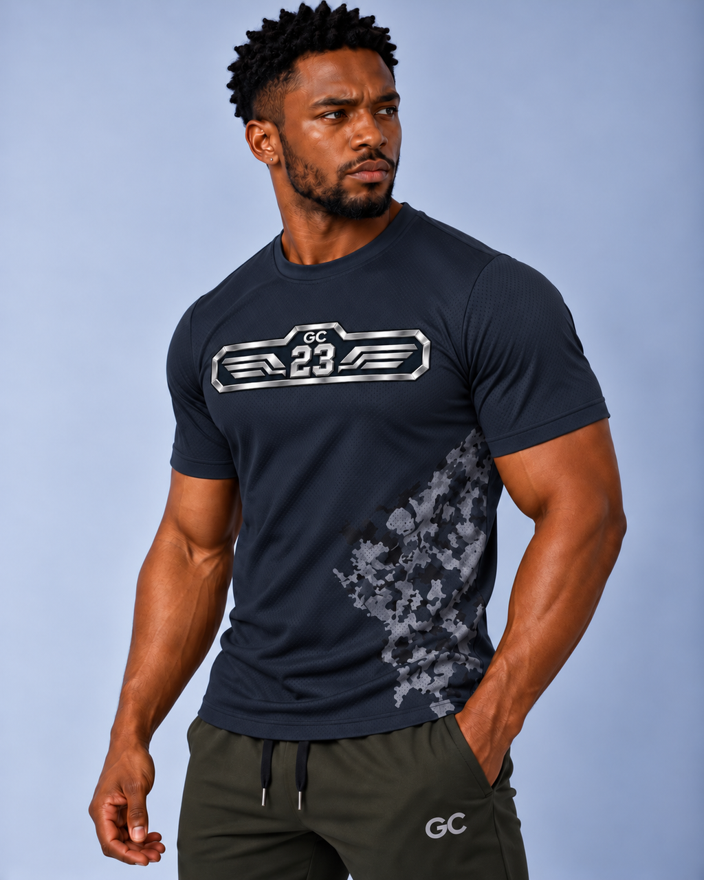 Gc 23 Pro Training Tee- Breathable Air Holes Fabric