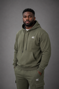 GC UNISEX HOODIES OLIVE GREEN