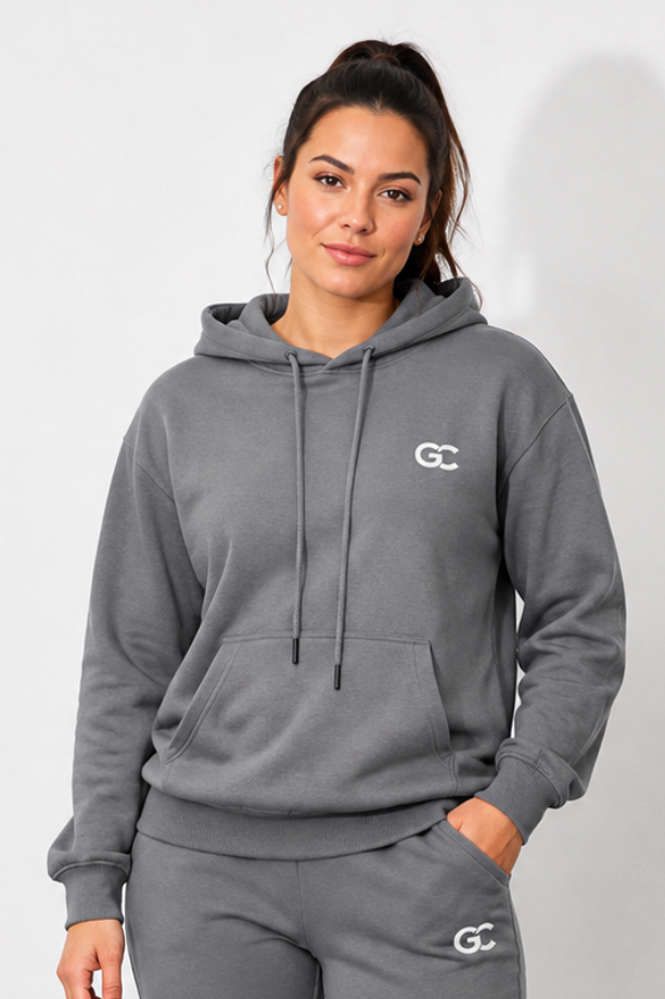 GC OVERSIZED HOODIES-BLACK