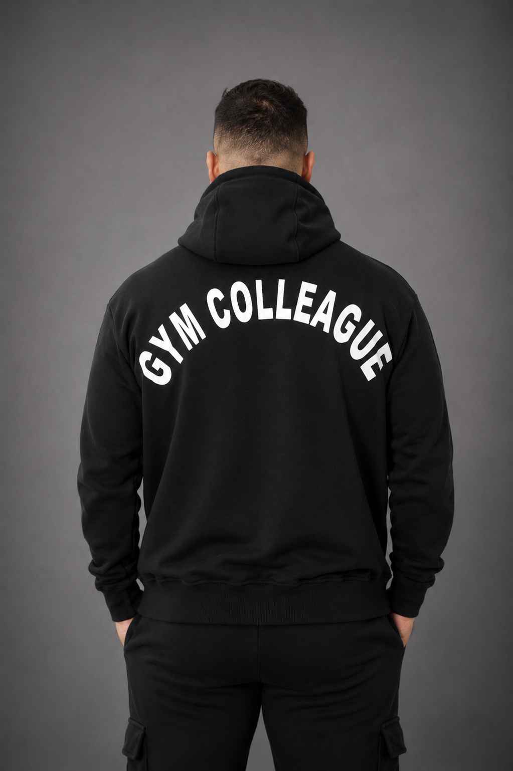 GC UNISEX HOODIES BLACK