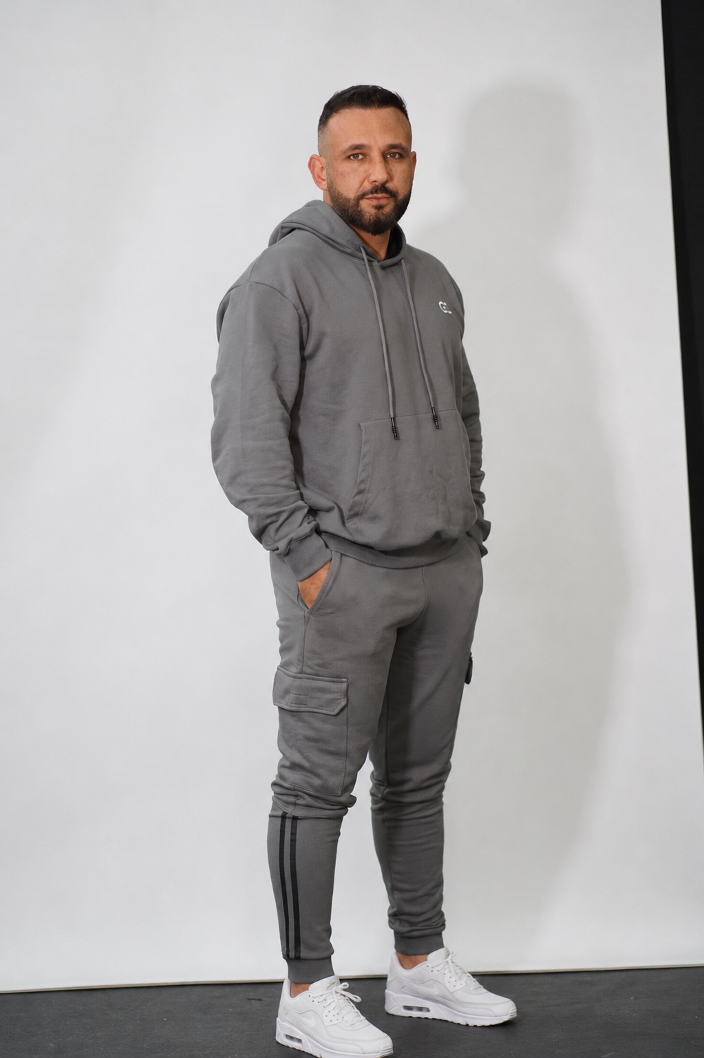 GC CARGO TRACKSUIT SET-IN STONE GREY