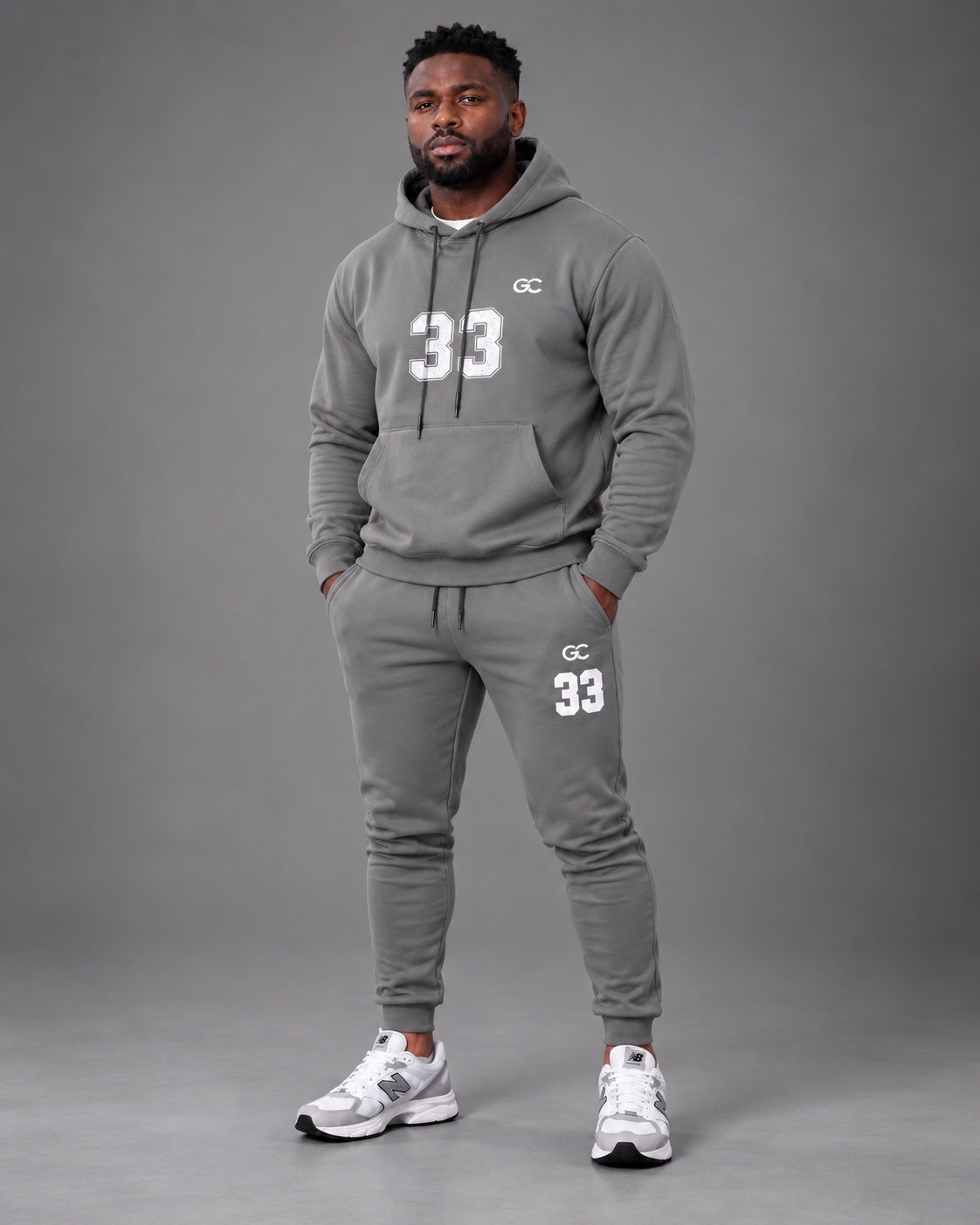 GC N33 Tracsuits - Oversized Hoodie & Signature Jogger - heavyweight 100% Cotton