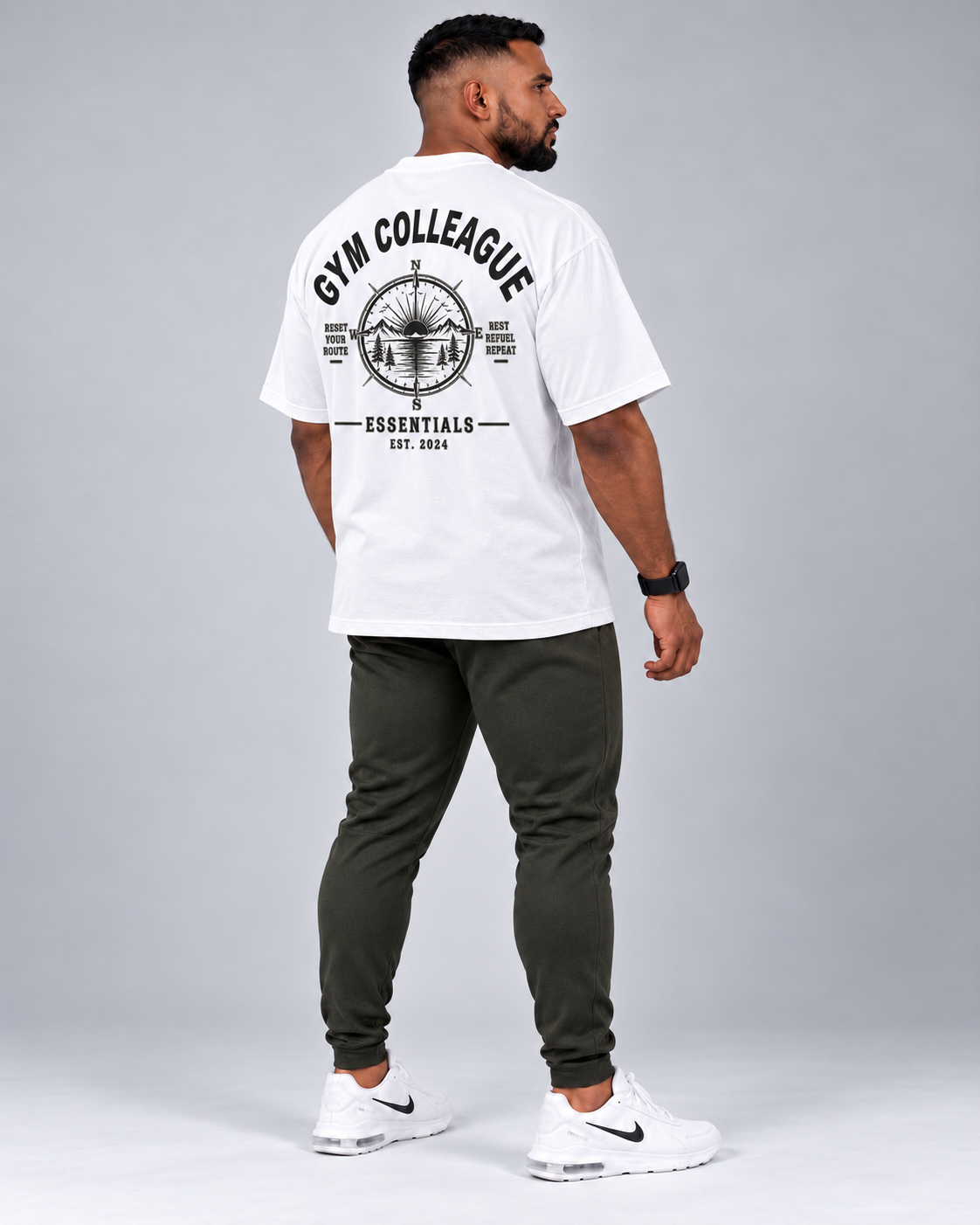 GC Oversized Compass Tee-100% Cotton
