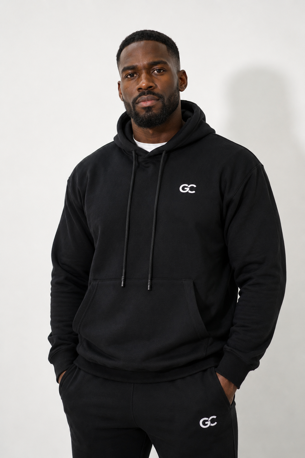 GC UNISEX HOODIES BLACK