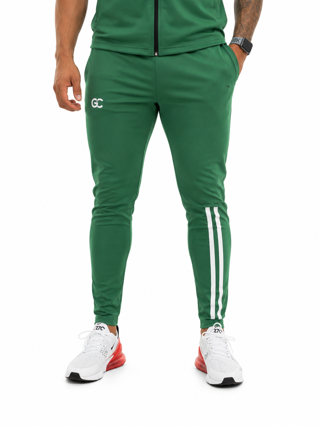 Summer Performance Jogger in Premium Green