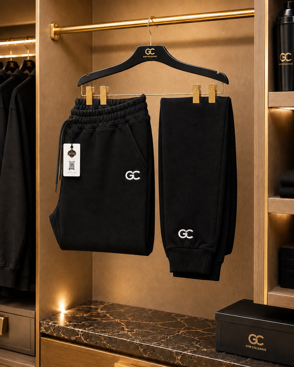 GC SIGNATURE JOGGERS&SWEATPANTS Slim Fit-Cotton