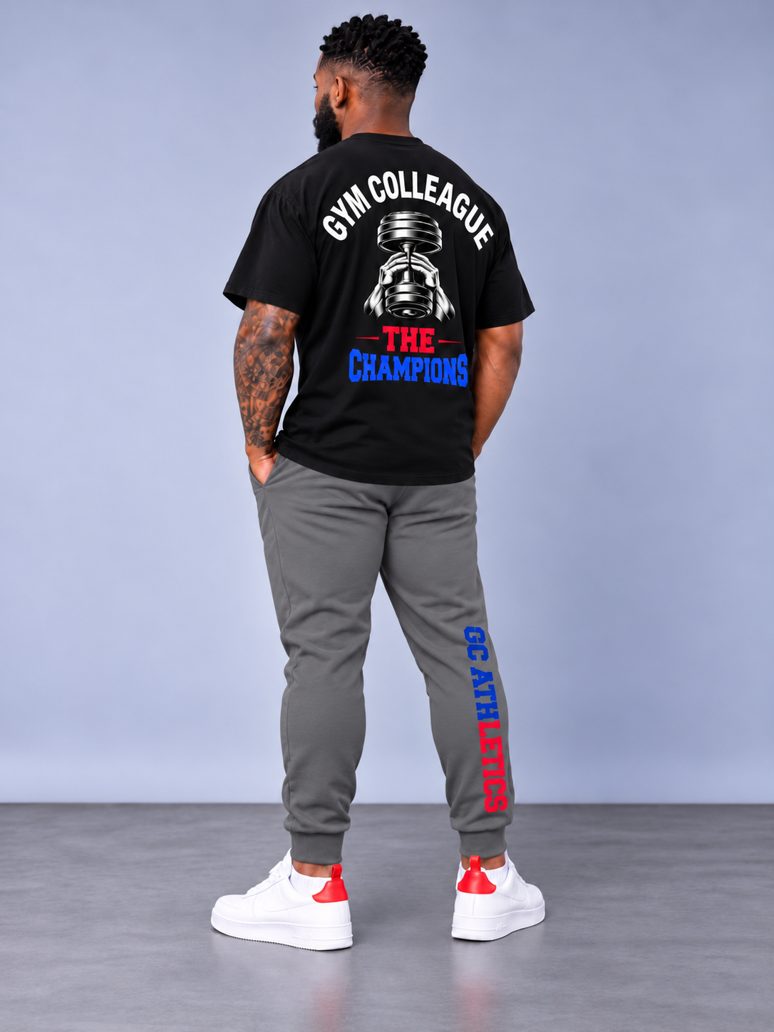 .GC-L The Champ Oversized Tee & Athletics Jogger ( LE)