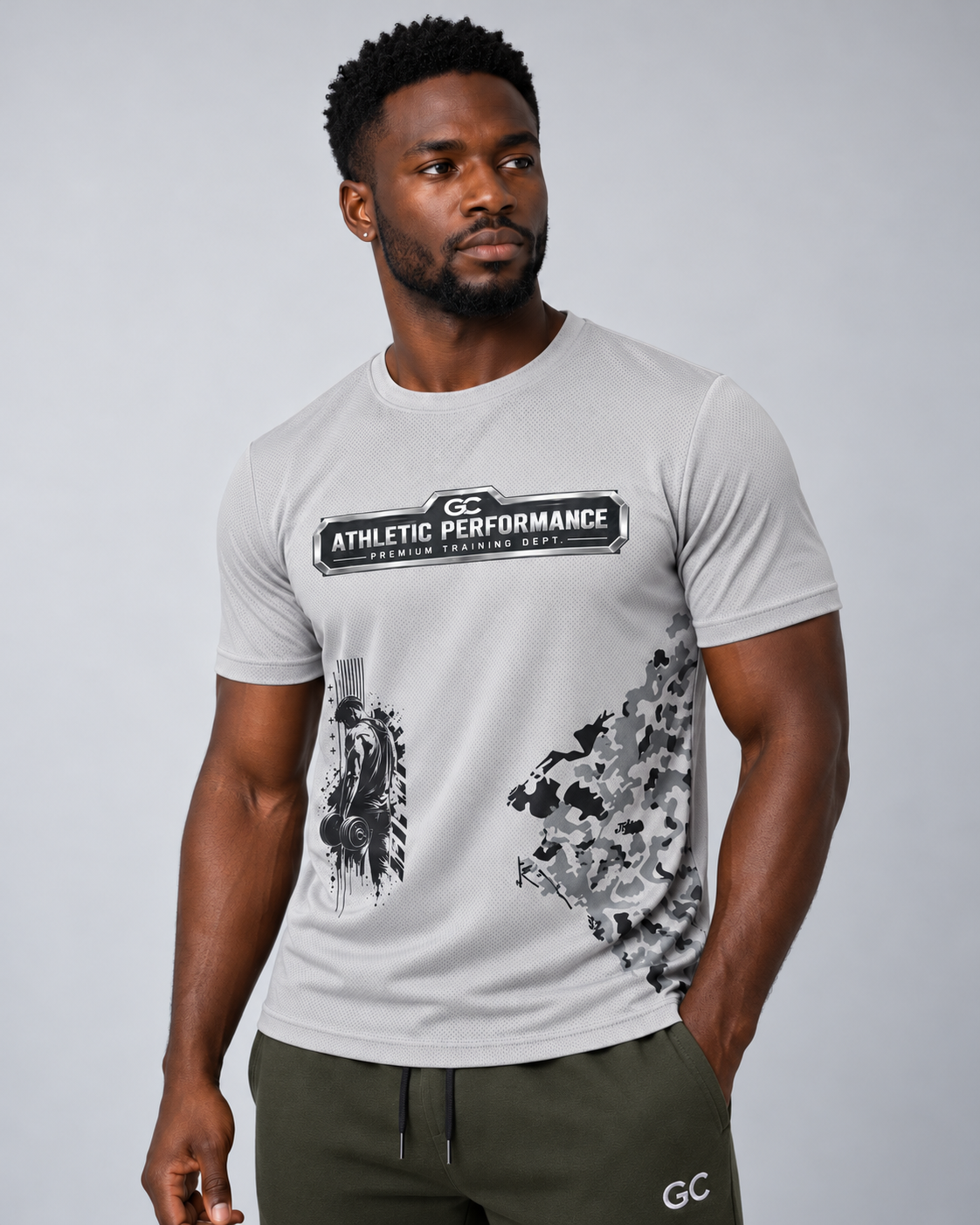 GC Graphic Training Tee - Breathable Air Holes Fabric