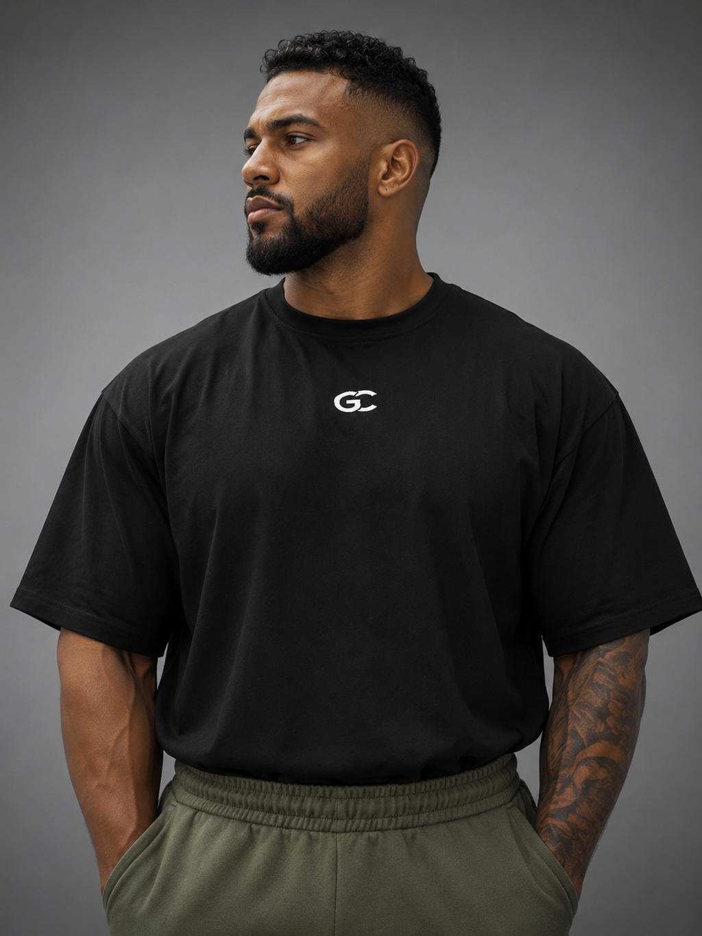 GC OVERSIZE TSHIRT BLACK