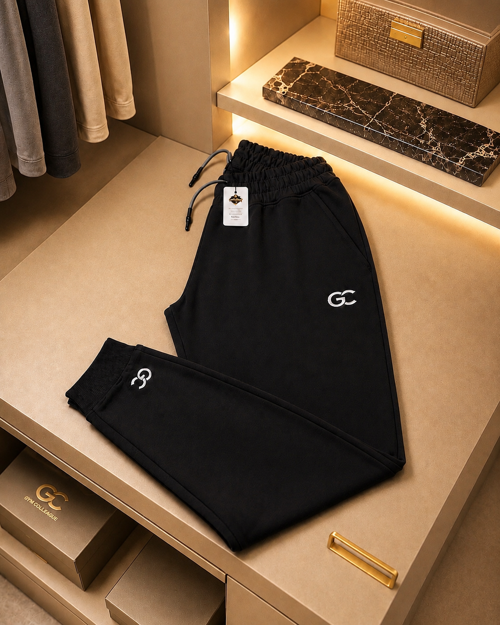 GC SIGNATURE JOGGERS&SWEATPANTS Slim Fit-Cotton
