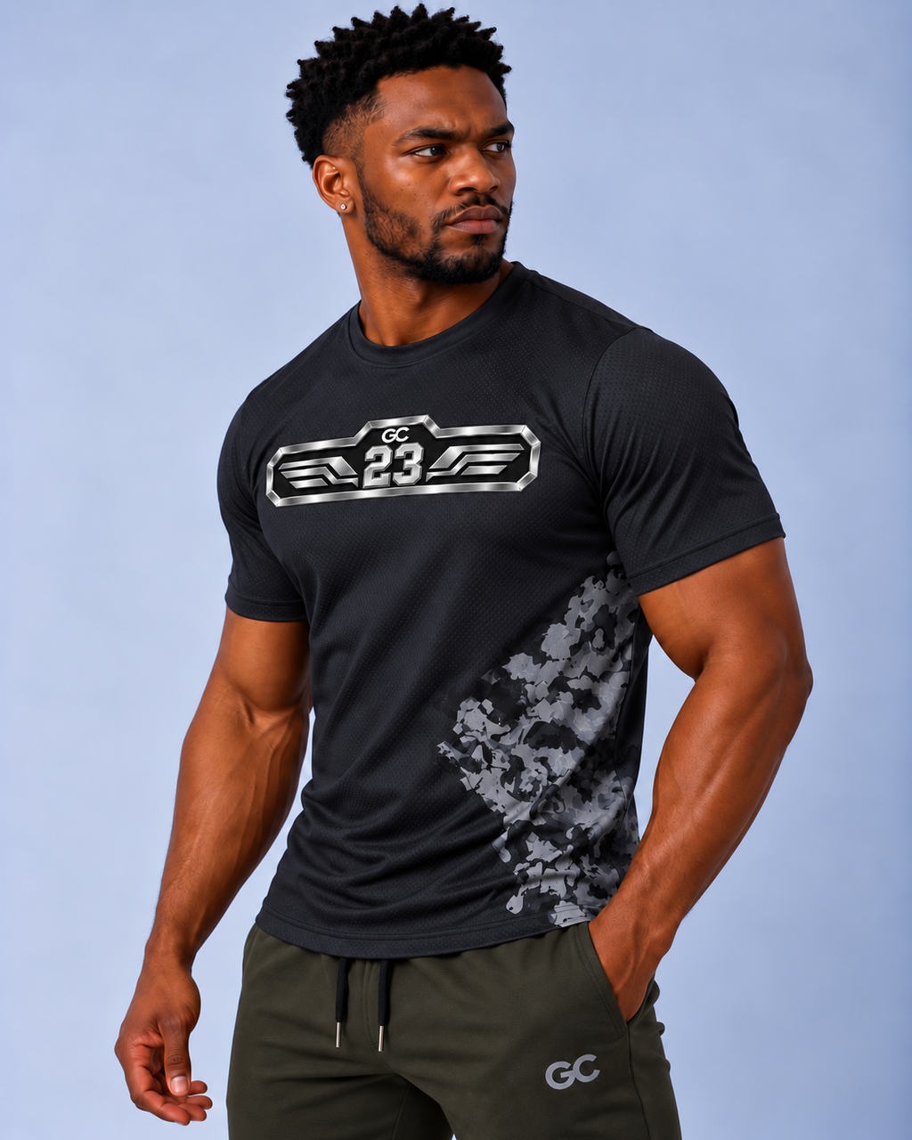 Gc 23 Pro Training Tee- Breathable Air Holes Fabric