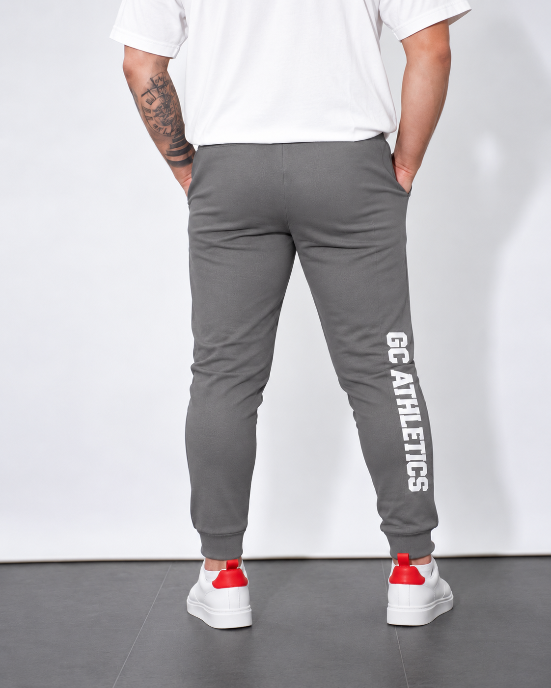 GC-A Joggers in Grey-Regular Slim Fit