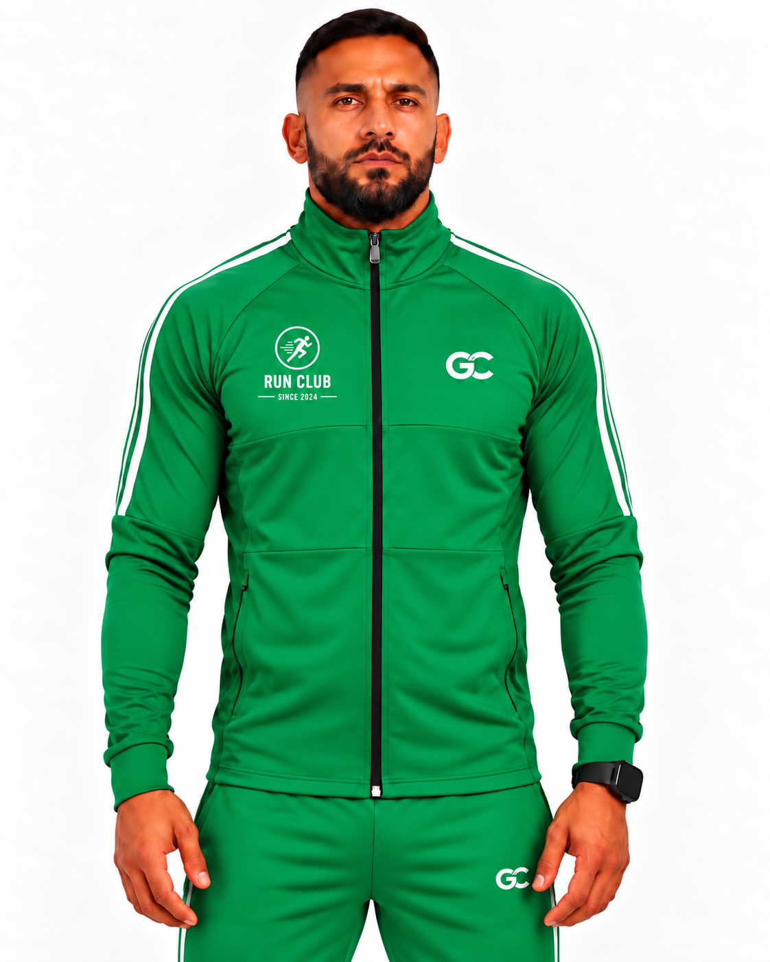 GC Pro Full Zip Running Club - Slim Fit