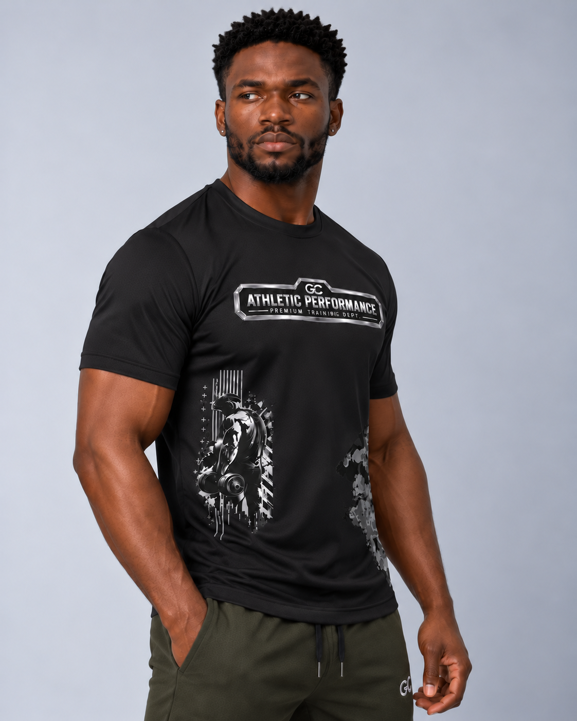 GC Graphic Training Tee - Breathable Air Holes Fabric