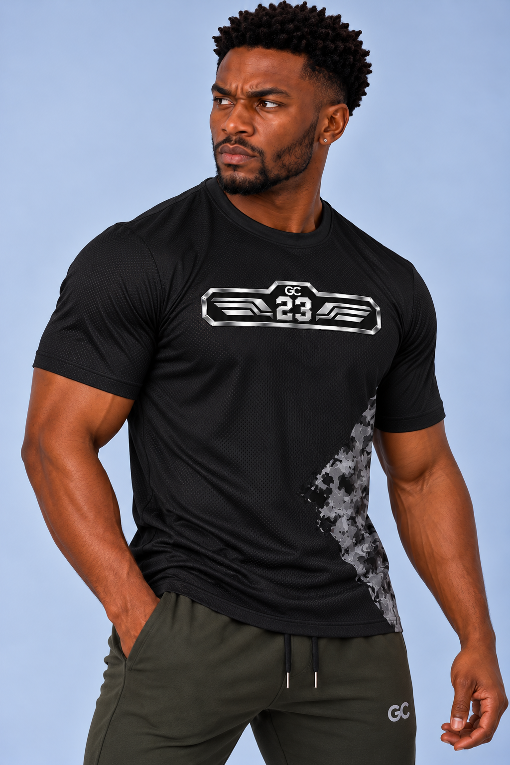 Gc 23 Pro Training Tee- Breathable Air Holes Fabric