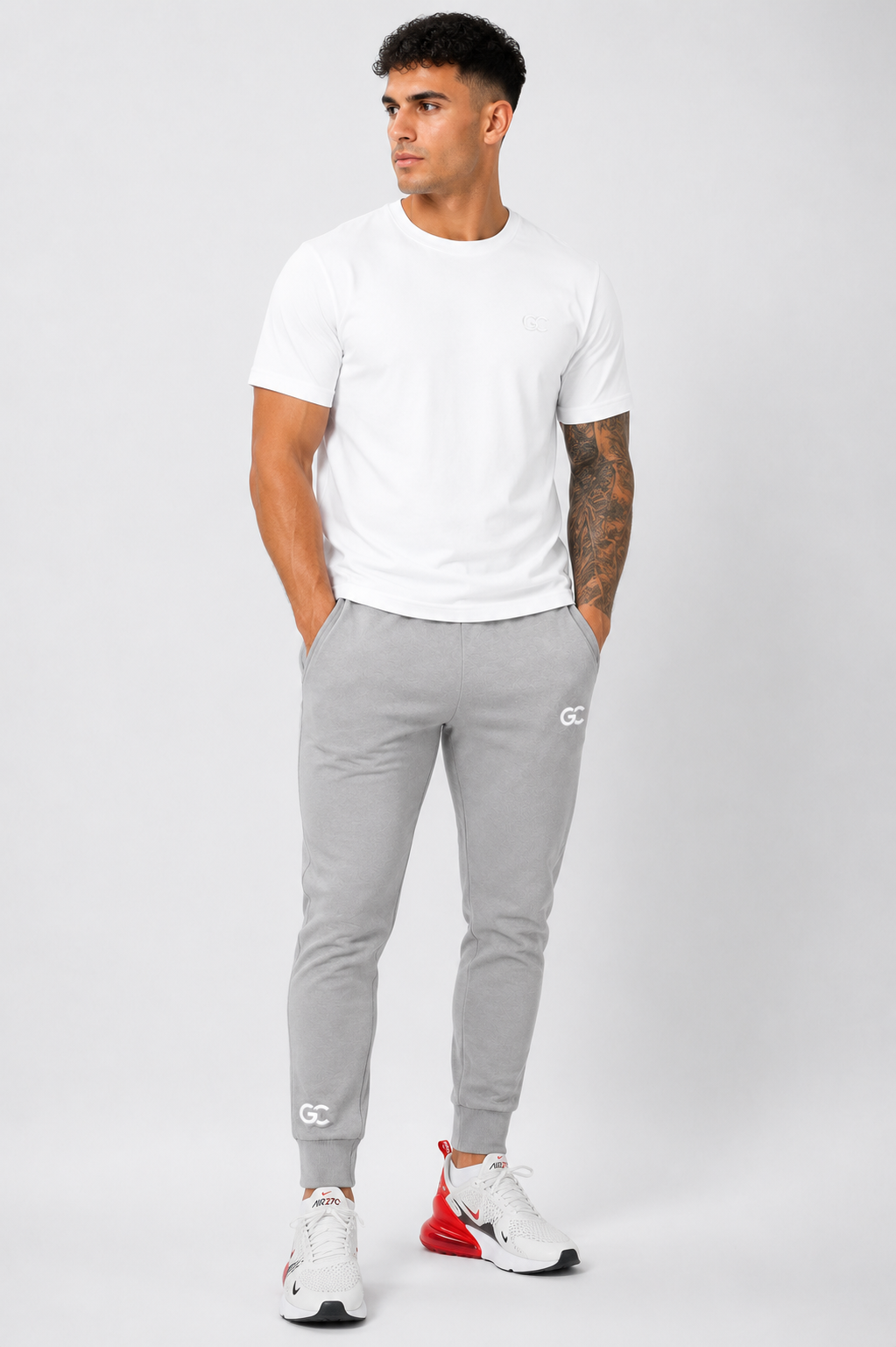 GC SIGNATURE SET GREY&WHITE