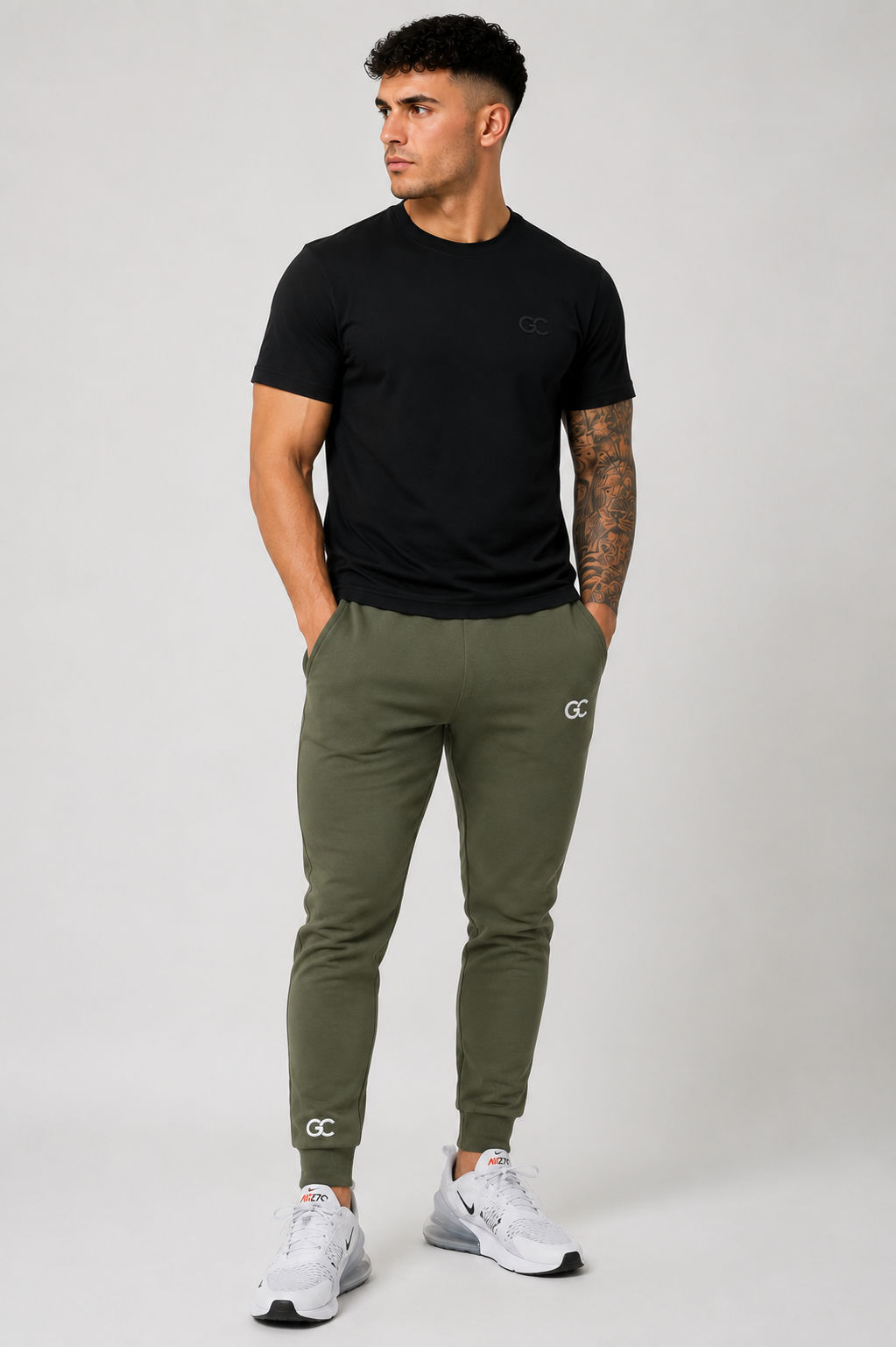 GC SIGNATURE SET OLIVE GREEN&BLACK