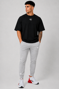 GC GREY JOGGER&BLACK OVERSIZE TEE SET