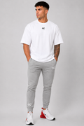 GC JOGGER&OVERSIZE TEE-GREY&WHITE