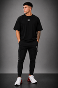 GC CARGO&OVERSIZE TEE SET IN BLACK