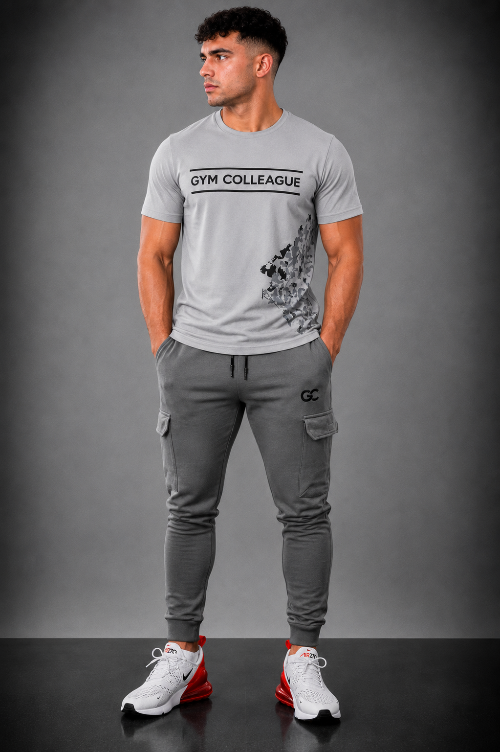 GC CARGO&PRO TEE SET IN GREY