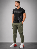GC CARGO&PRO TEE SET-IN OLIVE GREEN&BLACK