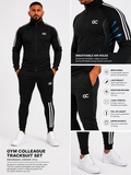 GC PRO JOGGER&FULL ZIP SET IN BLACK