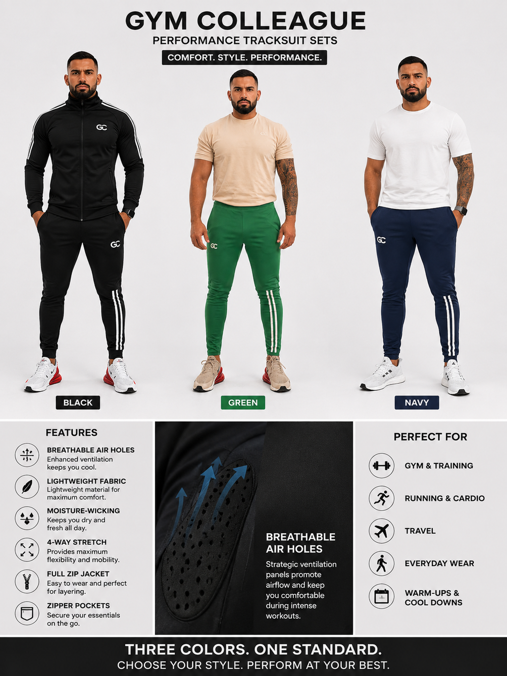 GC PRO JOGGERS SET 3 IN 1