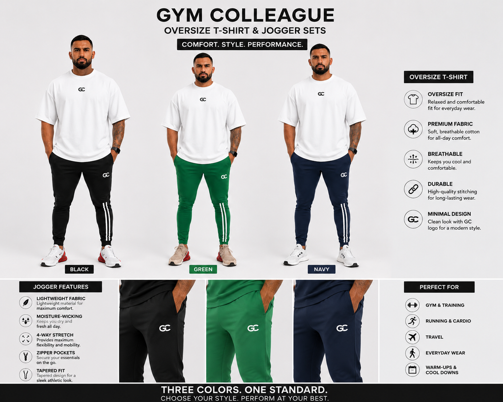 GC PRO JOGGERS SET 3 IN 1