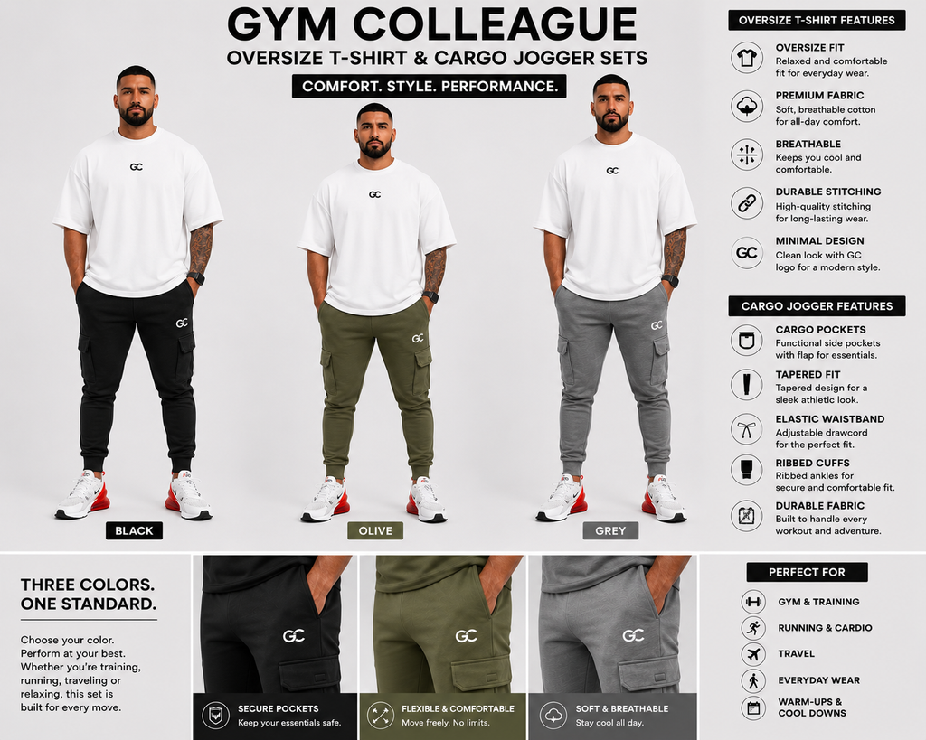 GC CARGO JOGGERS SET 3 IN 1