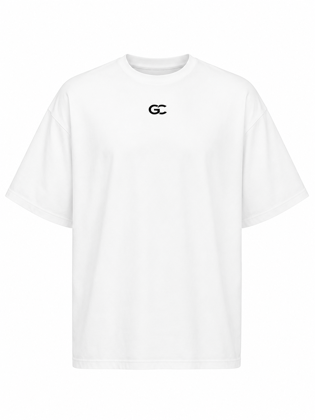GC SIGNATURE&OVERSIZE TEE SET IN WHITE