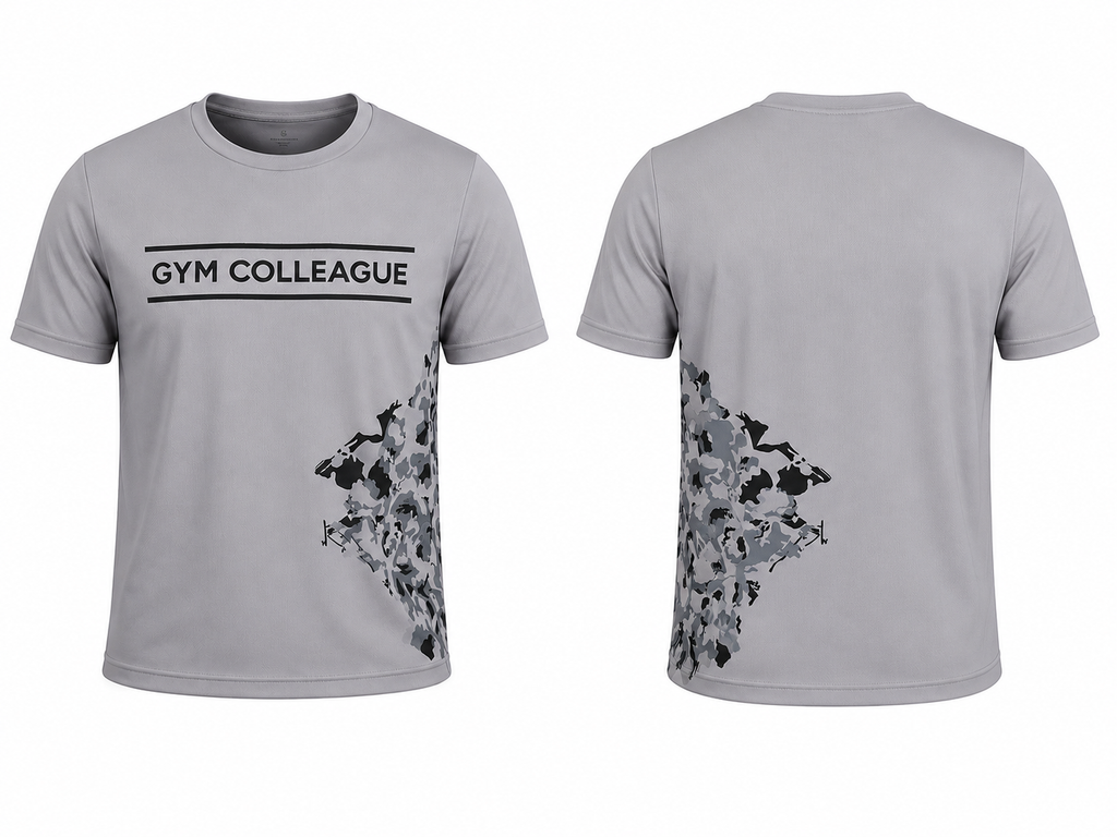 GC PRO TEE-STONE GREY