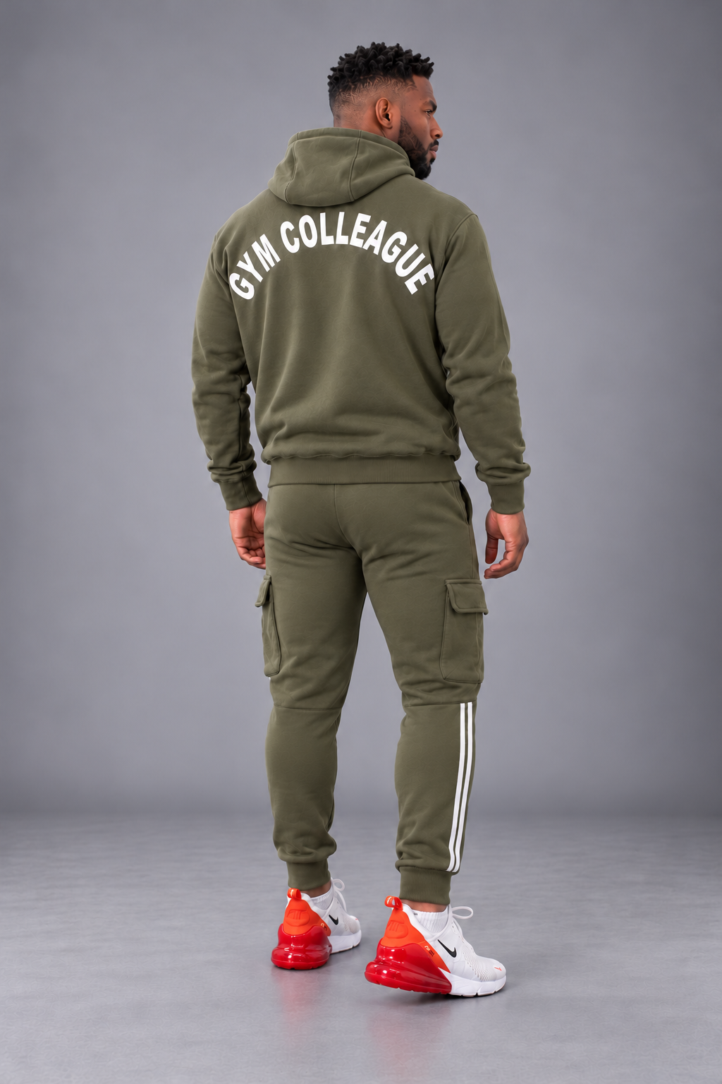 GC CARGO TRACKSUIT SET-IN OLIVE GREEN