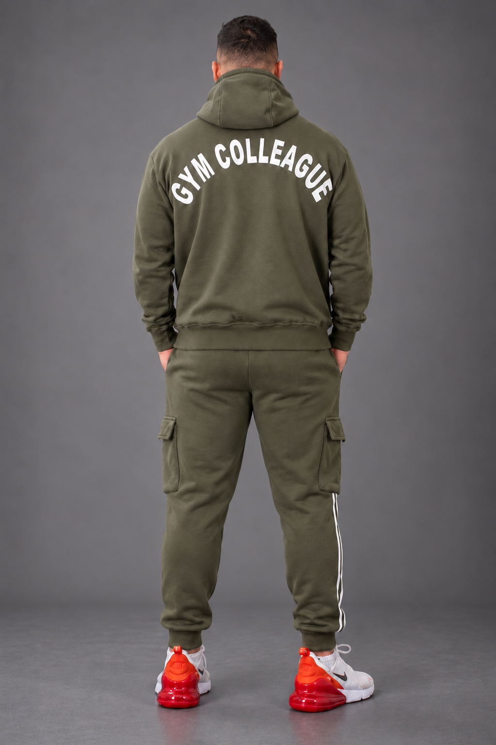 GC CARGO TRACKSUIT SET-IN OLIVE GREEN