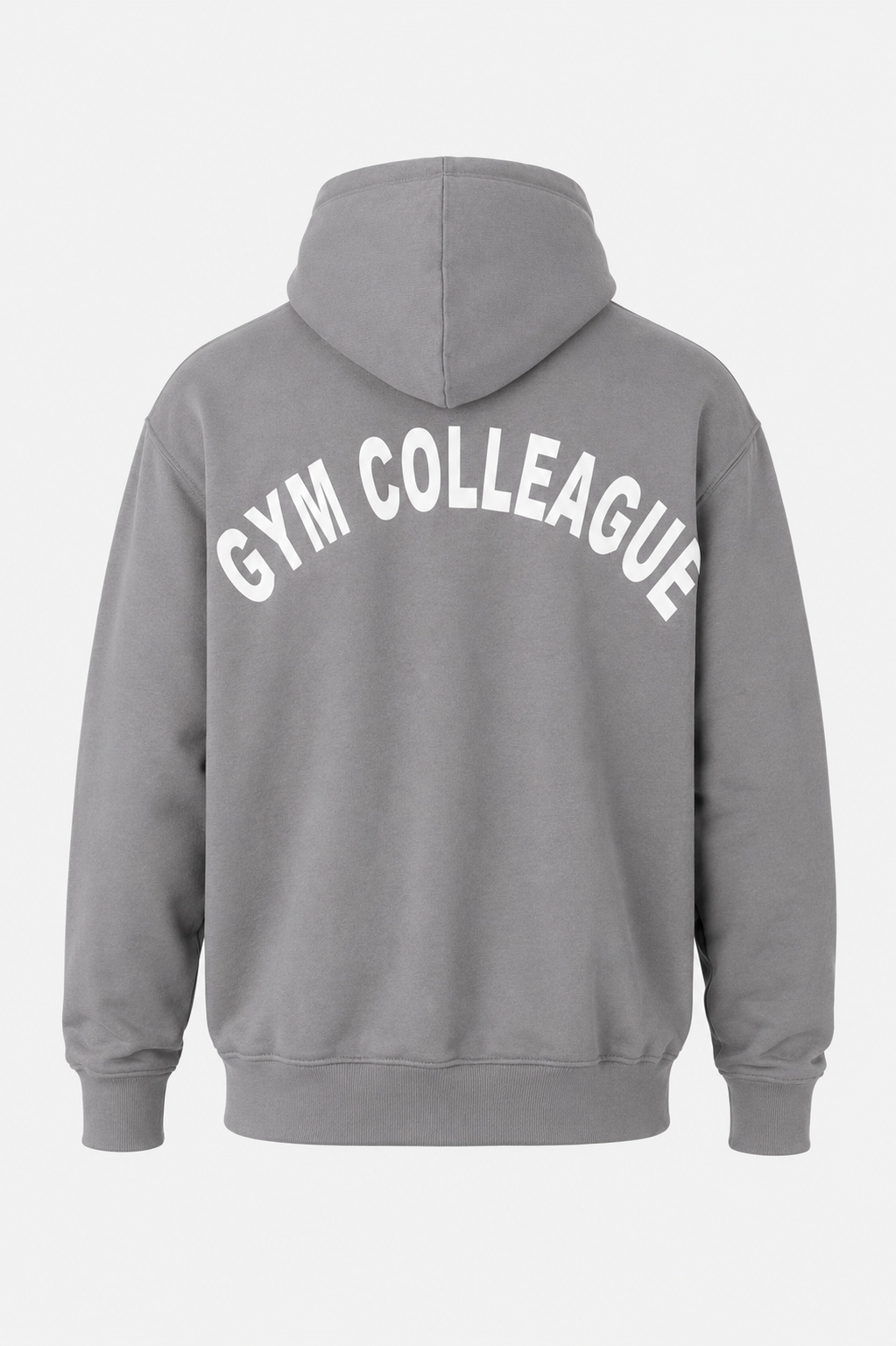GC OVERSIZED HOODIE-STONE GREY