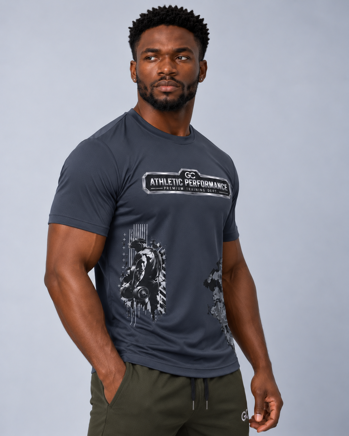 GC Graphic Training Tee - Breathable Air Holes Fabric
