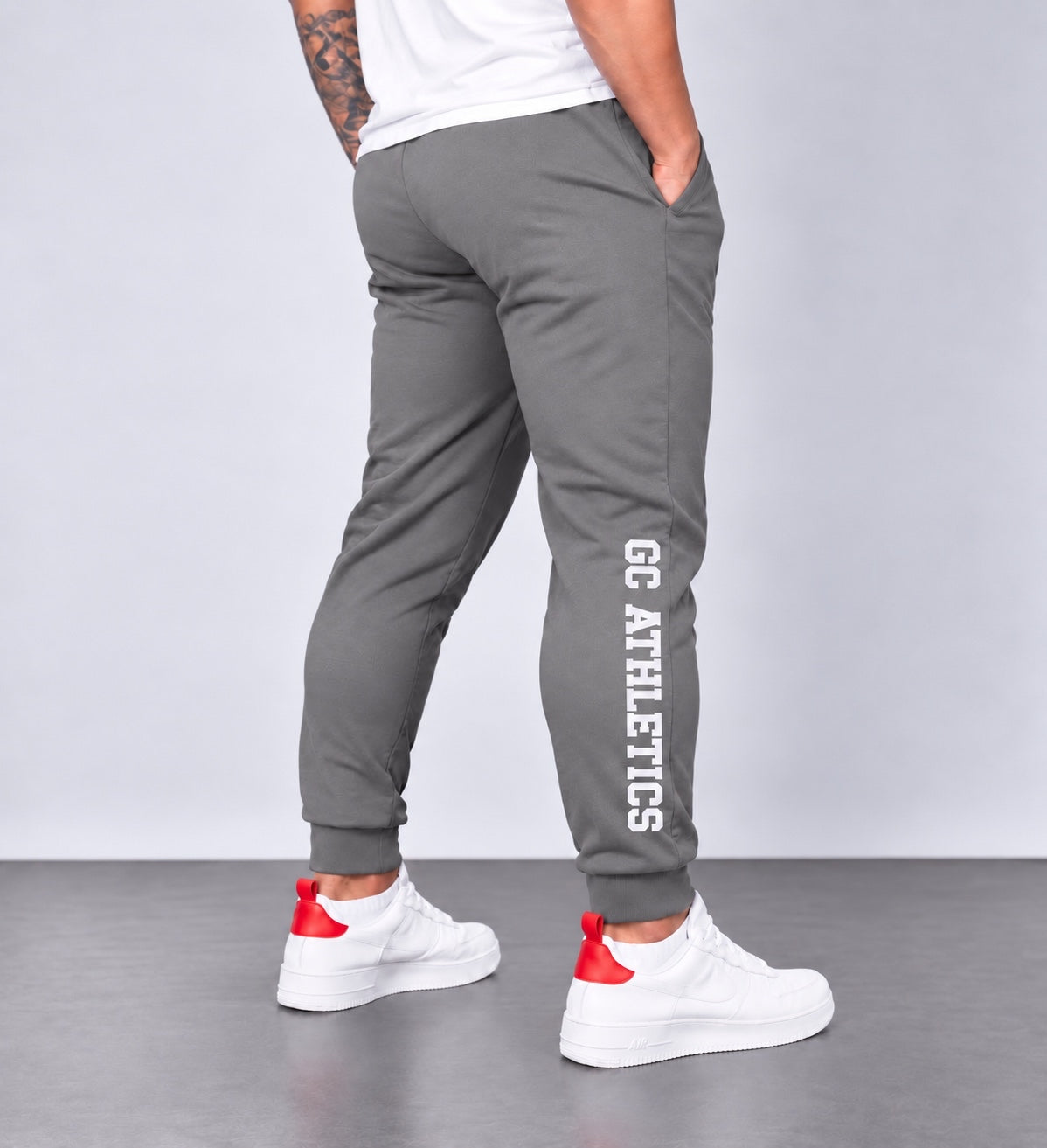 GC-A Joggers in Grey-Regular Slim Fit