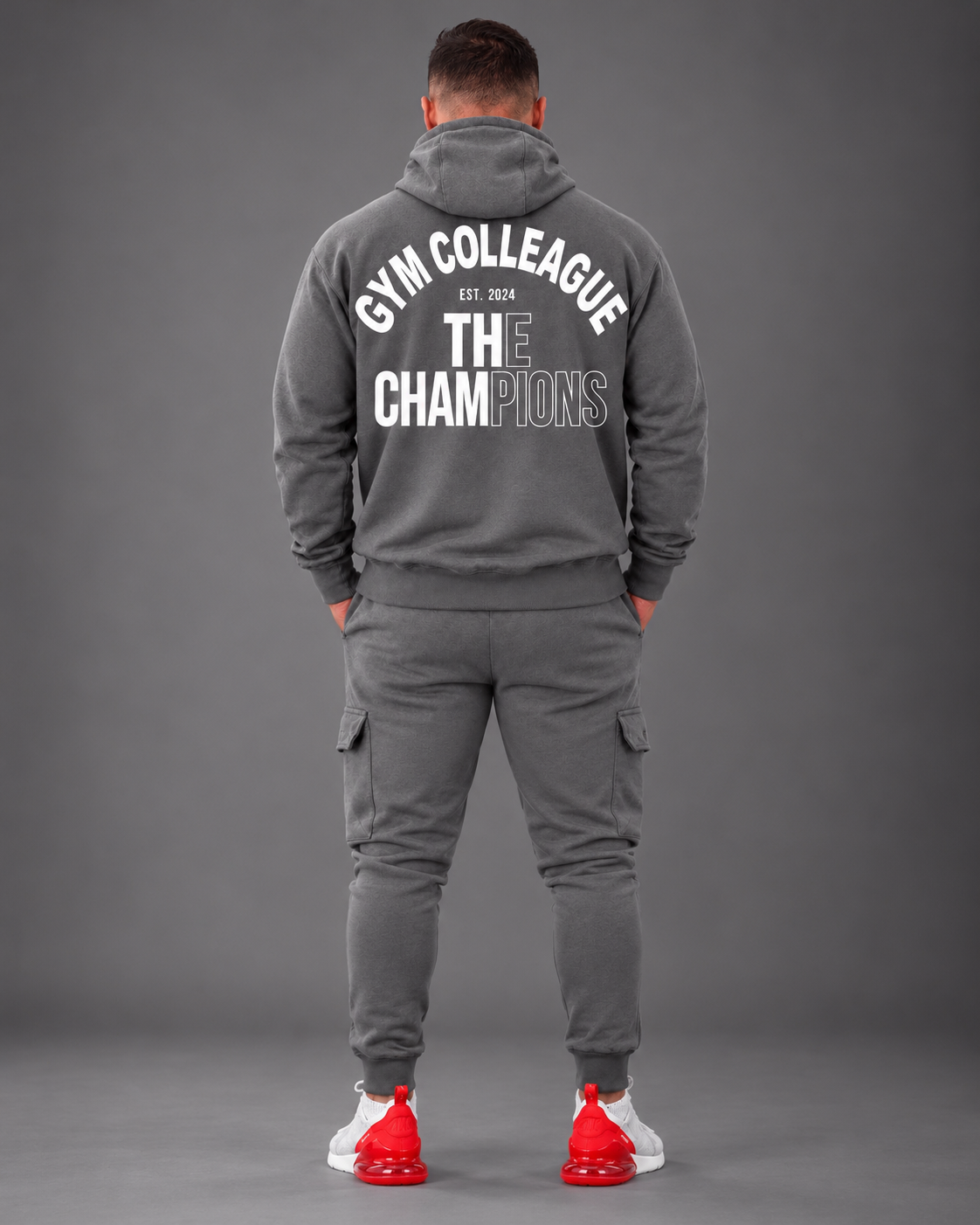 GC The Champions Tracksuit - Heavyweight Oversized Hoodie & Cargo Sweatpants