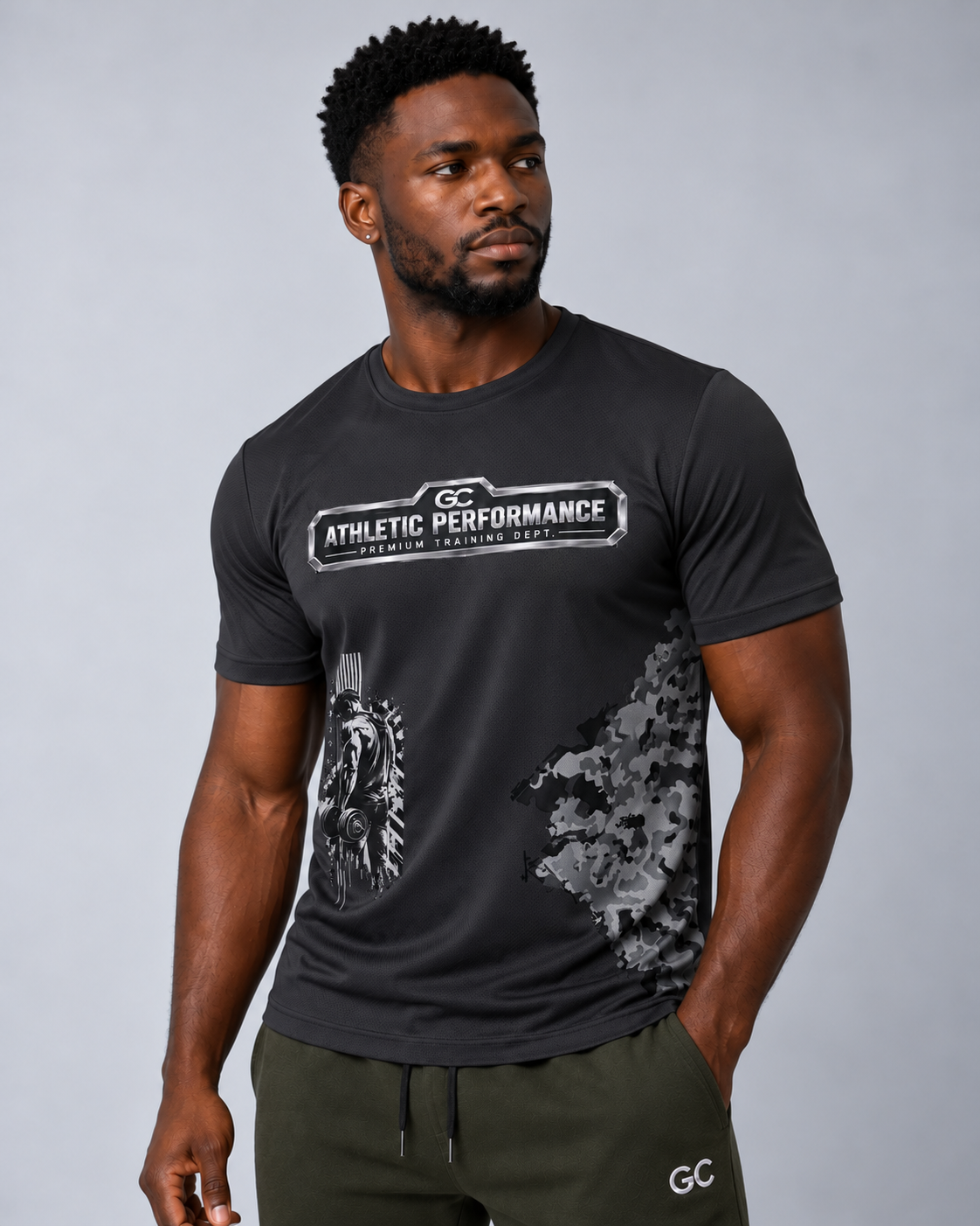 GC Graphic Training Tee - Breathable Air Holes Fabric