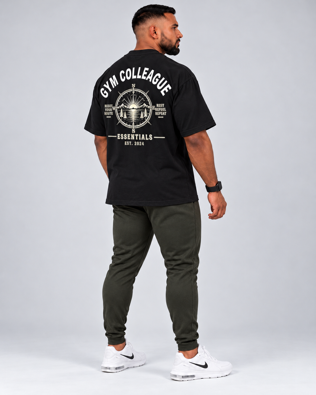 GC Oversized Compass Tee-100% Cotton