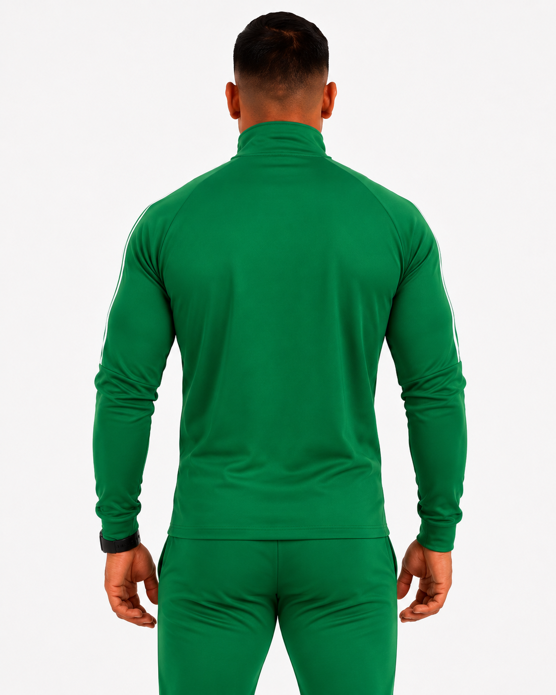 Summer Full Zip Performance Jacket in Premium Green