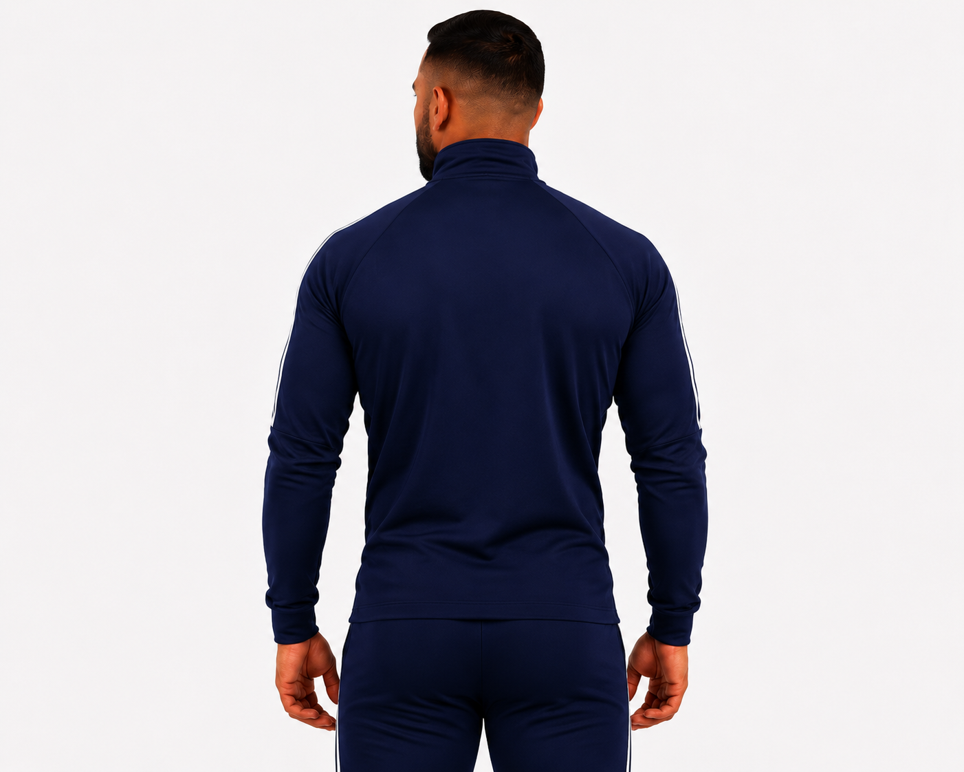 summer Full Zip Performance Jacket in Navy Blue