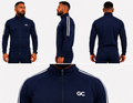summer Full Zip Performance Jacket in Navy Blue