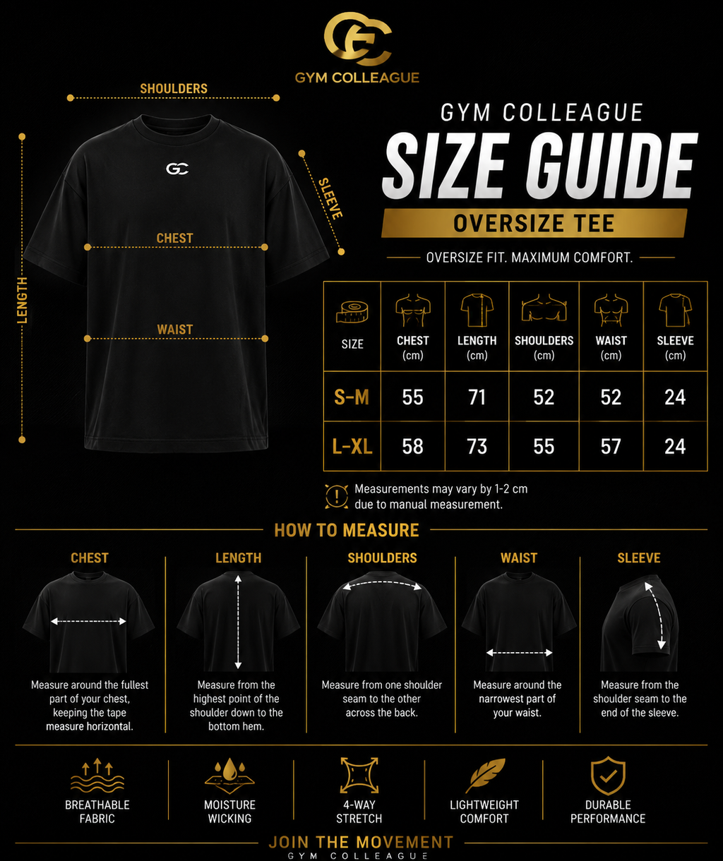 GC OVERSIZE TSHIRT BLACK